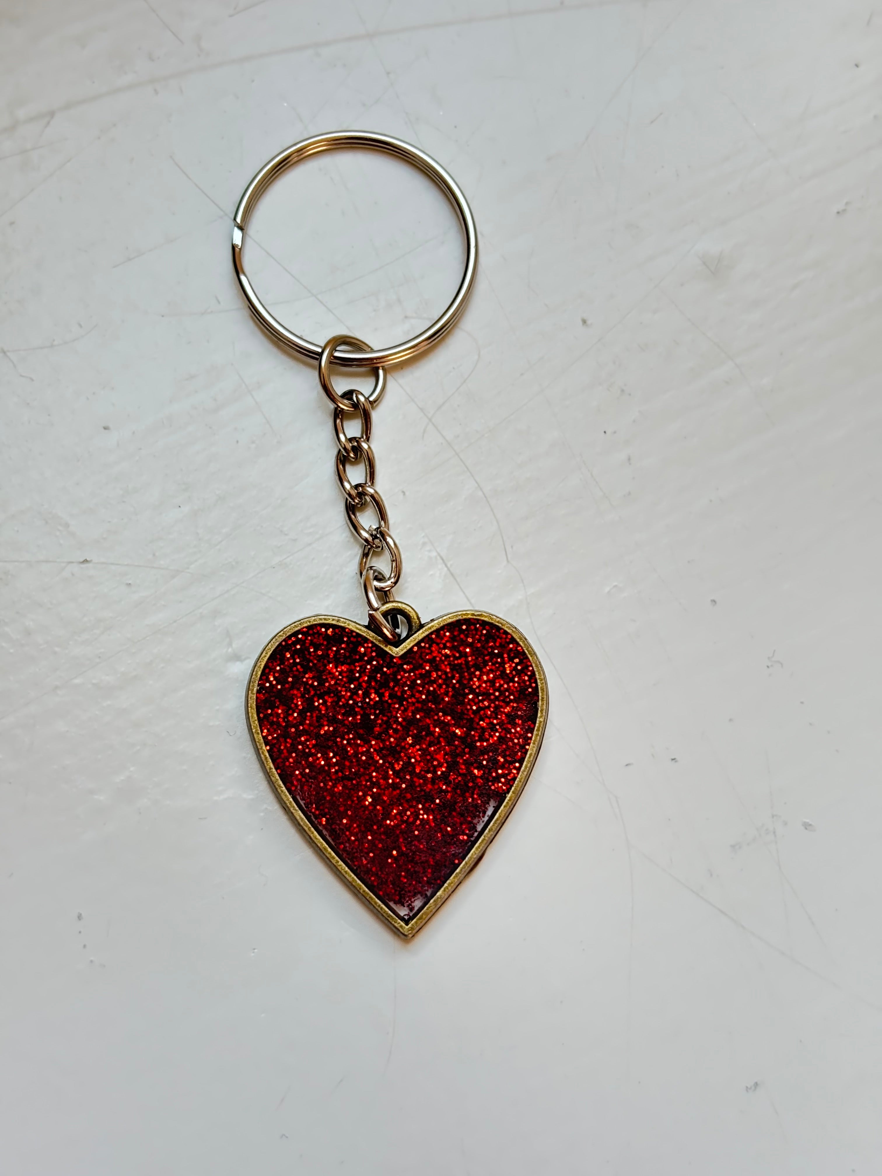 Red Heart Keychain