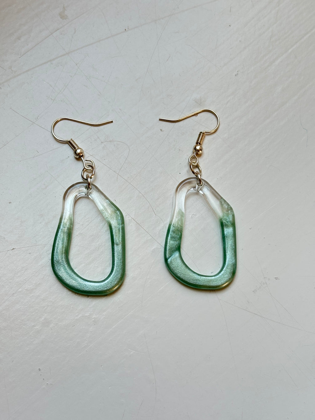 Squiggle-Hoop Earrings