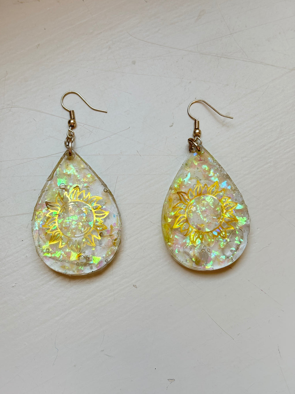 Tear-drop Stellar Earrings