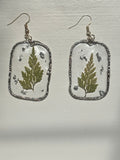 Green Leaf Earrings