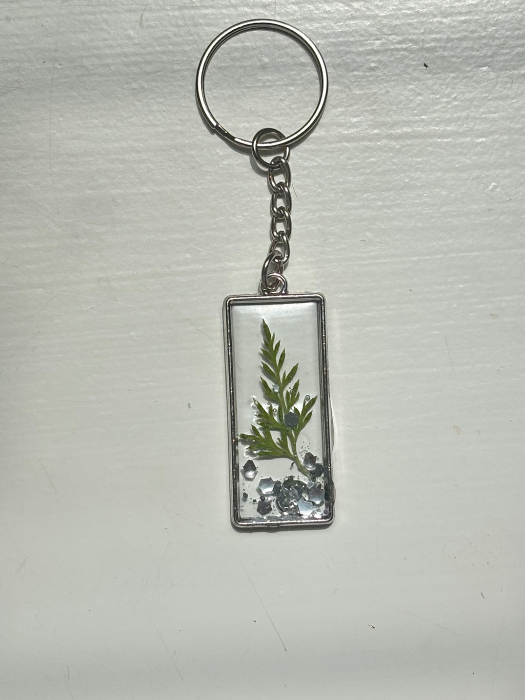 Gold and Silver Leaf Keychains