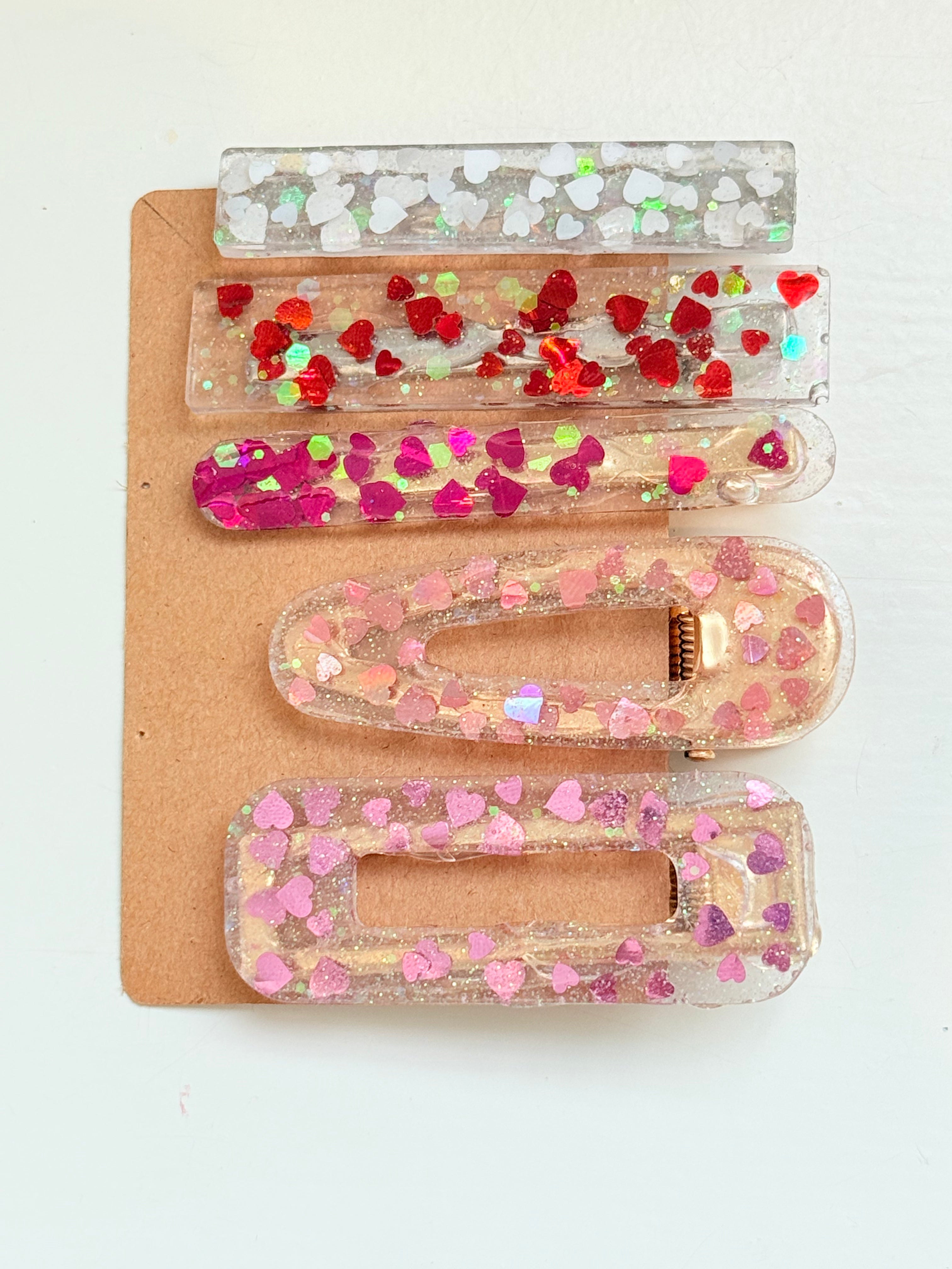 Valentine's Hair Clip Bundle